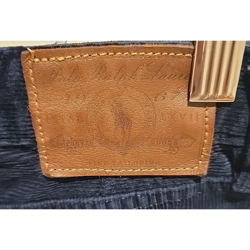 Polo Ralph Lauren Men's Slim Fit Corduroy Pants, 33x32, Navy Blue, Cotton. - Picture 6 of 9